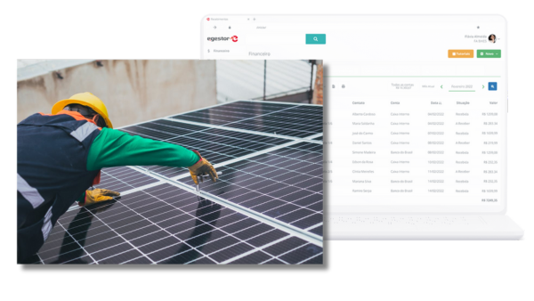 sistema de gestão para empresa de energia solar