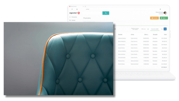 sistema de gestão para loja de estofados